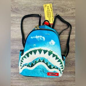 Sprayground Shark Island Savage Mini Backpack